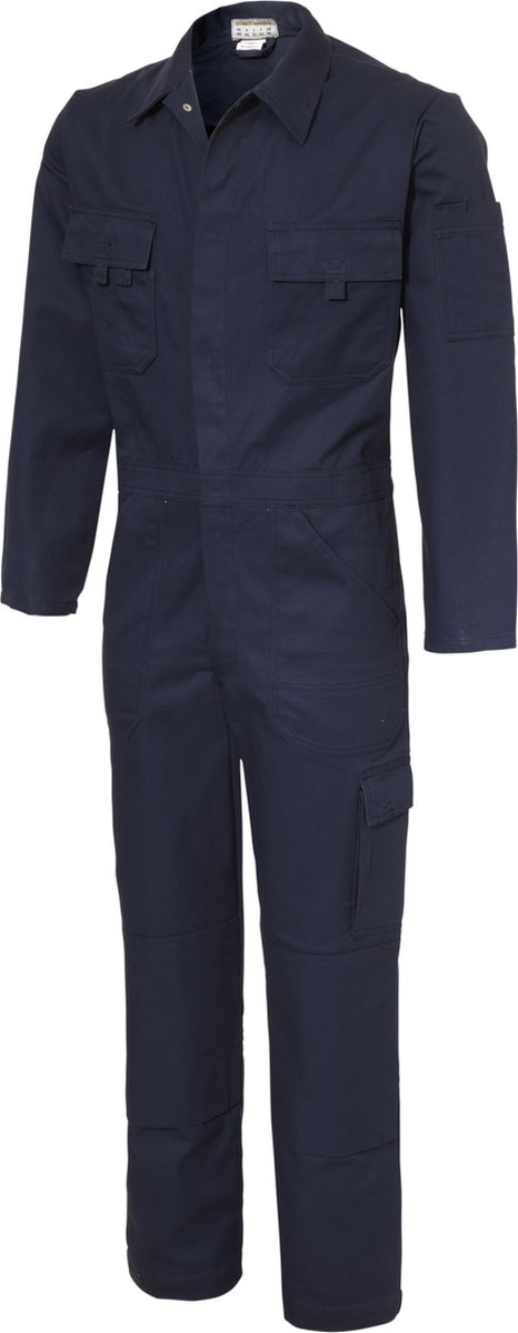 KLM - Standaard Overall BASEL - katoen 100% - 320gr/m2 - Blauw (marine) maat 44 (XS)-
