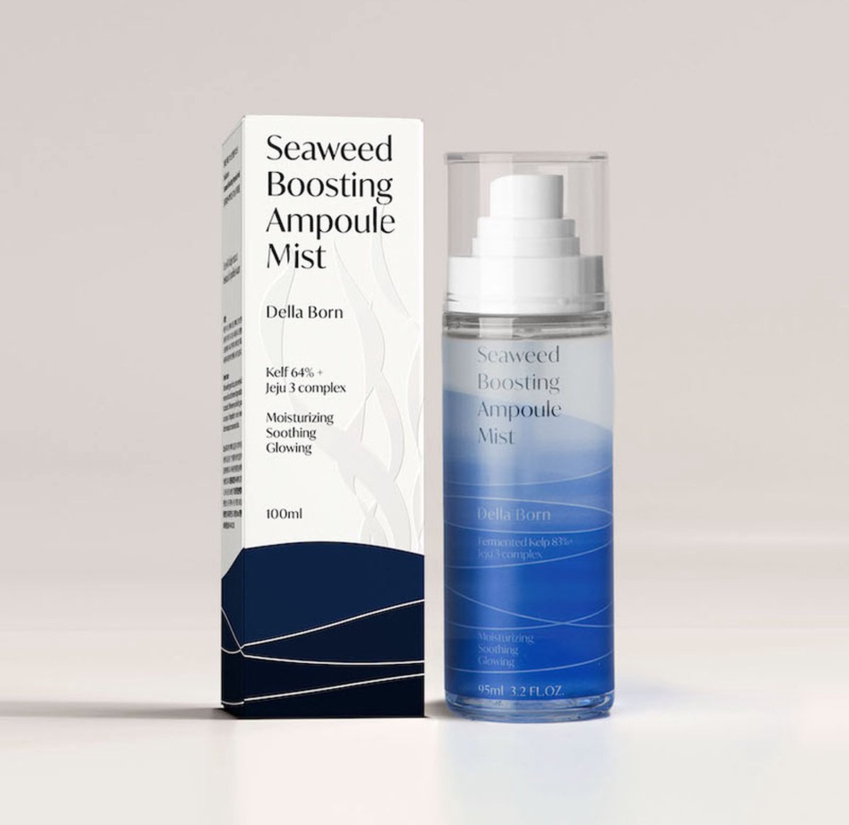 DELLA BORN - Seaweed Boosting Ampoule Mist - 95ml - [Korean Skincare]