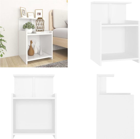 Vicco Nachtkastje Florenz, Zwart, Set van 2 Vicco Nachtkastje Florenz, Zwart, Set van 2