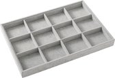 Fliex - sieradenopberger - sieraden organizer - tray voor in lade - grijs