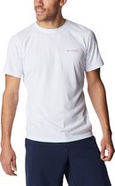 Columbia Zero Rules™ Short Sleeve Shirt Outdoorshirt - Shirt Heren - T-Shirt - Wit - Maat M