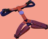 Morso Harnais pour Chien H-Harness Recyclé Urban Lizard Rouge