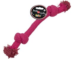 Jack and Vanilla Hondentouw - Flostouw hond - Honden trektouw - Honden speeltouw - Honden flostouw - Donker roze