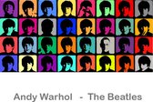 Allernieuwste peinture sur toile .nl® * Andy Warhol 32x The Beatles * - Groot format - Graphique moderne - Couleur - 70 x 140 cm