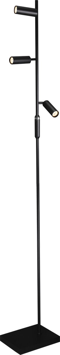 LOPAL vloerlamp 3L 3x 4W LED zwart