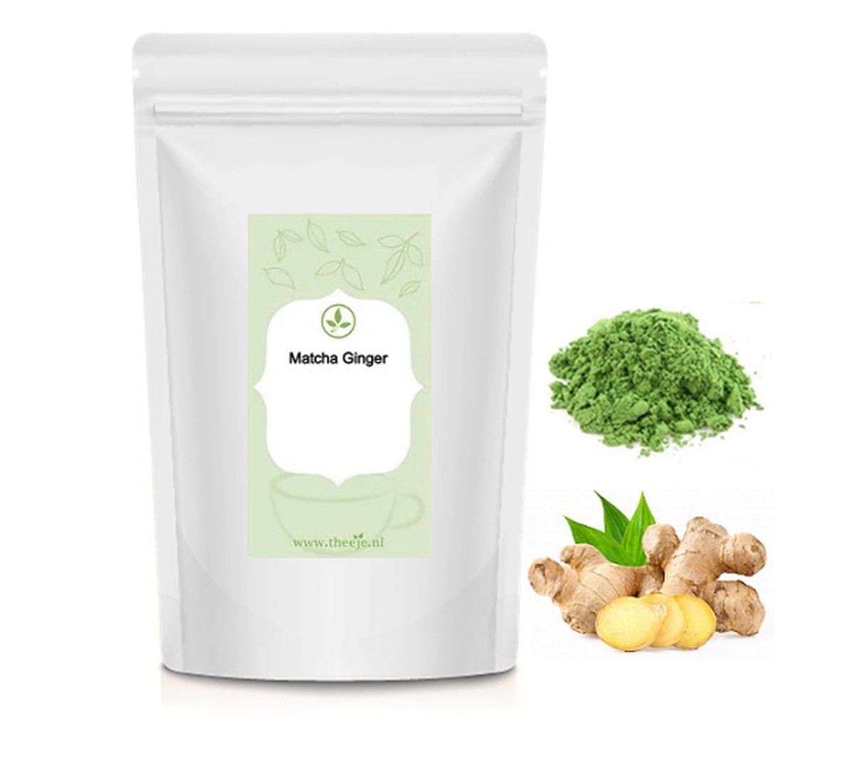 Matcha Ginger - Premium kwaliteit uit Japan - Matcha poeder - Matcha thee - Groene thee - Matcha Latte - 50 gram