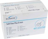 Voordeelverpakking 4 X Klinion diabetes Soft Fine Plus Naalden 8mm, 110 stuks
