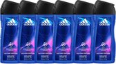 Gel Shower et Shampooing Adidas Champions League Victory Edition 6 x 250 ml