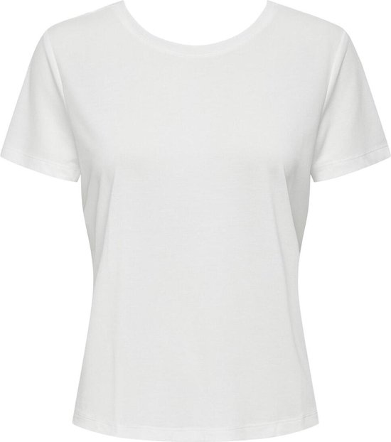 Only T-shirt Onlfree Life S/s Modal String Top J 15315576 Cloud Dancer Femme Taille - XL
