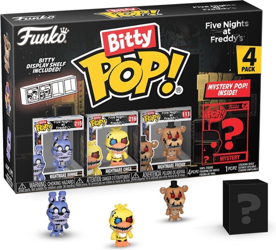 Funko Bitty Pop! 4-Pack: Five Nights at Freddy's - Nightmare Bonnie