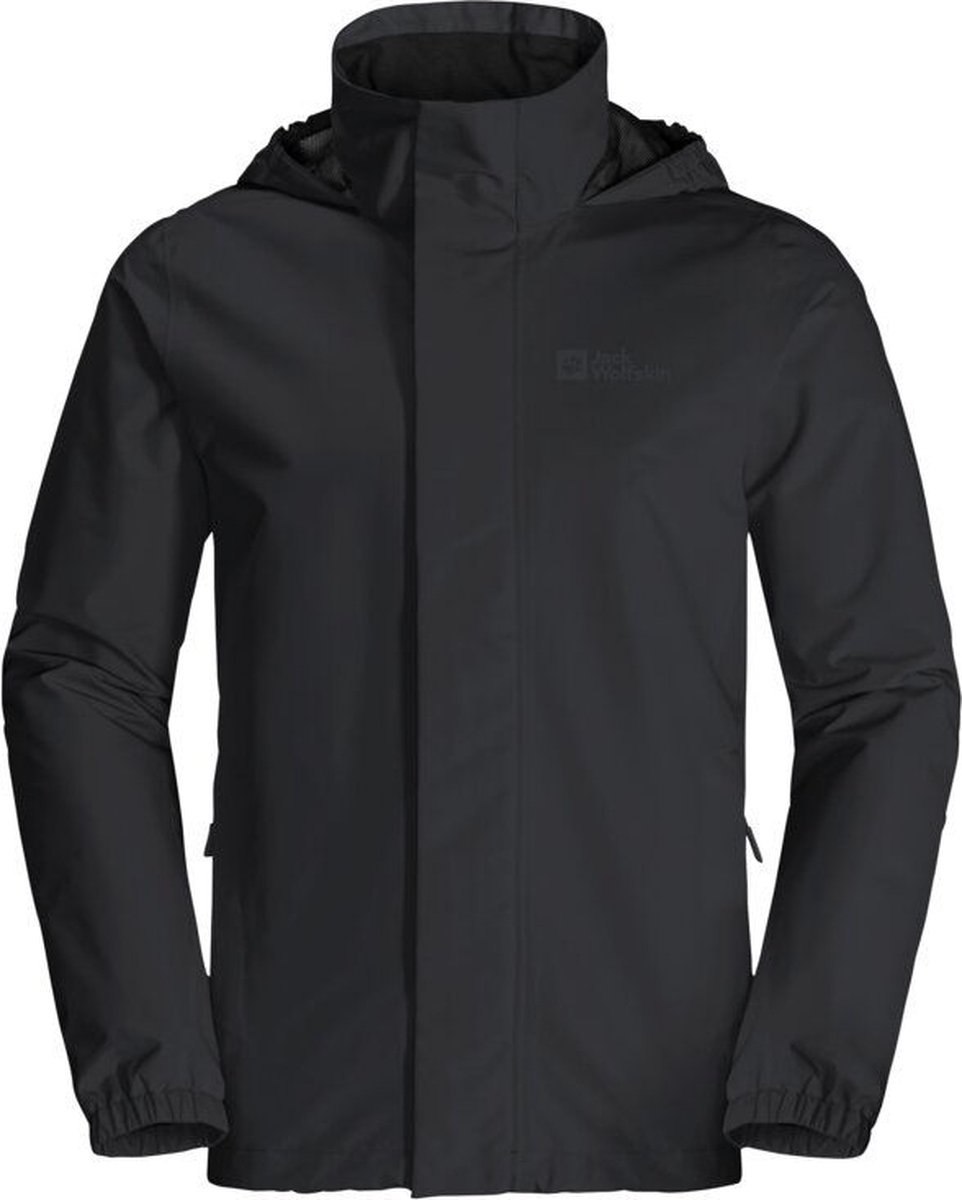 Jack Wolfskin STORMY POINT 2L JKT M Heren Outdoorjas Zwart