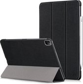 iPad Air 13 2024 hoes en iPad Pro 2020 / 2021 / 2022 Hoes (12.9 inch) – iPad Air 6 (13 inch) Hoes – Tri-Fold Book Case – Slim – Magnetisch - Geschikt voor Apple - Zwart - 12,9