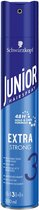 Junior Hairspray - Extra Strong - Haarlak - Haarstyling - Voordeelverpakking - 6 x 300 ml