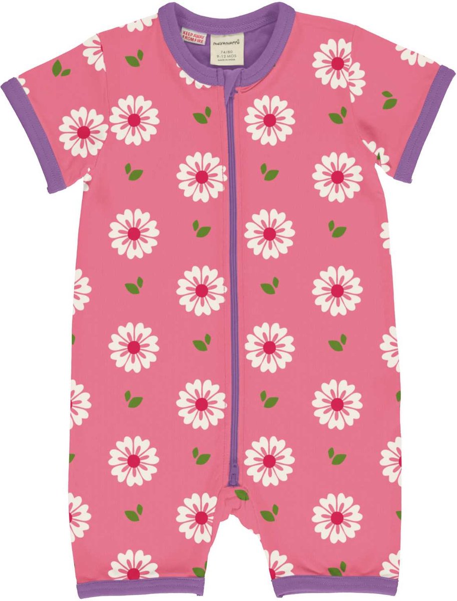 Rompersuit SS FLOWERS 86/92