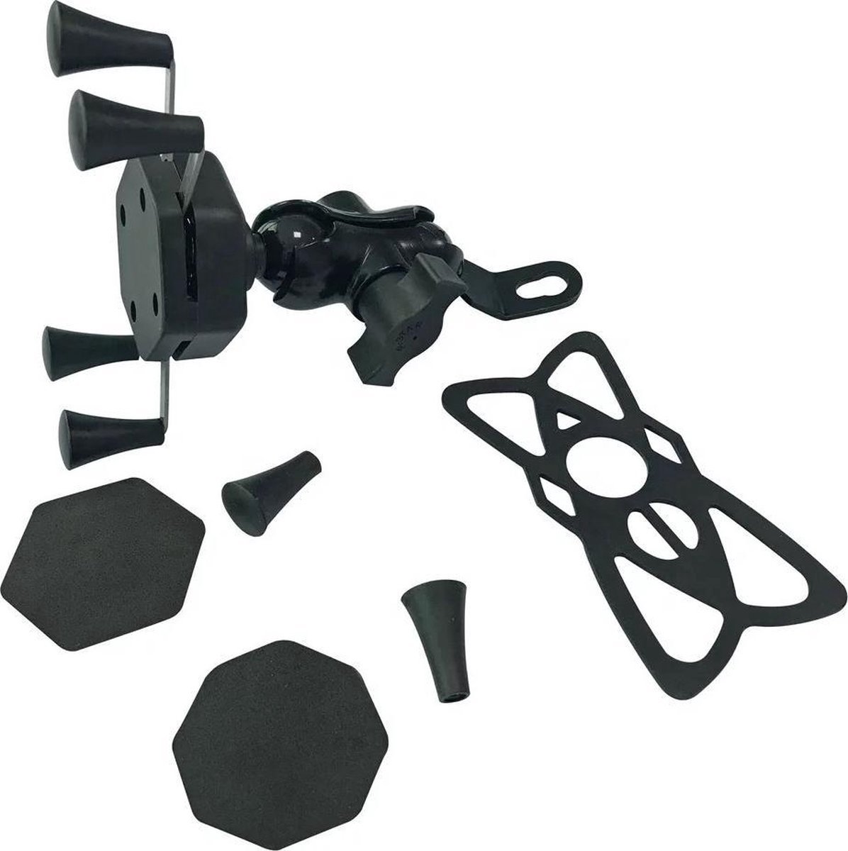 Ariko Motor Telefoonhouder - Telefoonhouder voor Scooter - Telefoon Houder Met USB Oplader - Brommer - Scooter - Voor GPS