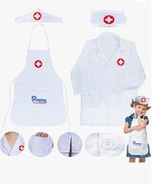 Jouets - Costume de Docteur + Accessoires de vêtements pour bébé - Valise 34 Pièces