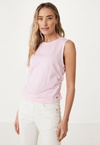 Top With Gathered Side Details Dames - Licht Roze - Maat XS