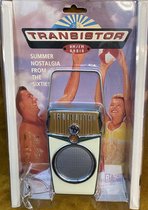 1960-stijl draagbare Beach Boy transistor AM / FM-radio