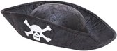 Bristol Novelty Chapeau de Pirate Crâne et Os Novelty pour Enfants / Kids (Noir / White)