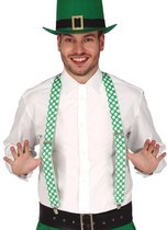 St. Patricks Day verkleed set - bretels en hoed - groen - volwassenen - carnaval