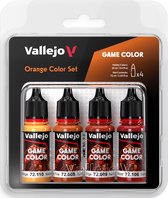 Vallejo 72381 Game Color - Orange Color Set - Acryl Set Verf set