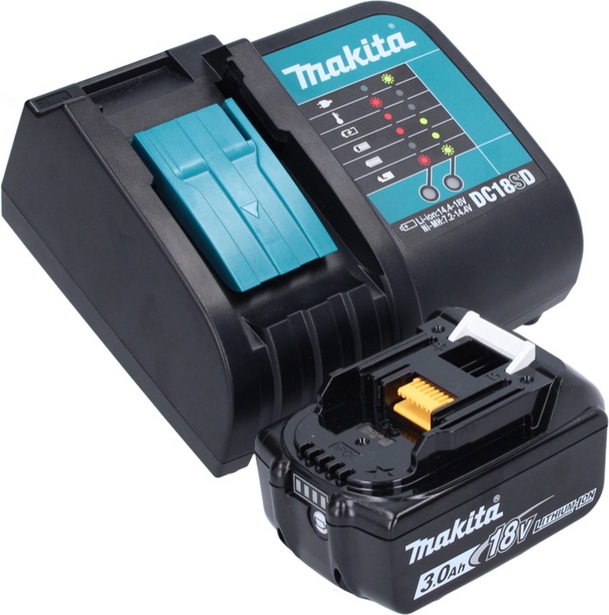 Makita DUC150 Scie d'élagage sur batterie 15 cm 18V - 3,0 Ah + chargeur