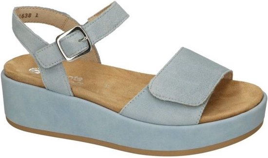 Remonte -Dames - blauw licht - sandalen - maat 40