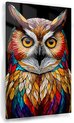 Vitrail de hibou