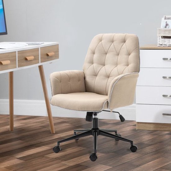 Gescheurde stoel bureaustoelstoelstoel Hoogte verstelbaar ergonomisch met een wipfunctie 360​​° drumwielen schuim