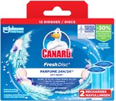 Canard Toiletreiniger wc-blok Fresh Disc Marine Fris 1 pak met 2 navulbussen