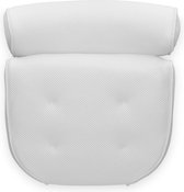 Grand Set de coussins de bain antidérapants - Pour tête, cou et épaules - 4 ventouses - Norme Eco Tex 100 - Wit pour Hot ou baignoire