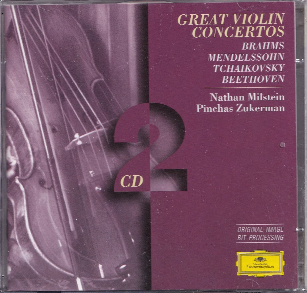 Great Violin Concertos - Brahms, Mendelssohn, Tchaikovsky, Beethoven - Nathan Milstein, Pinchas Zukerman