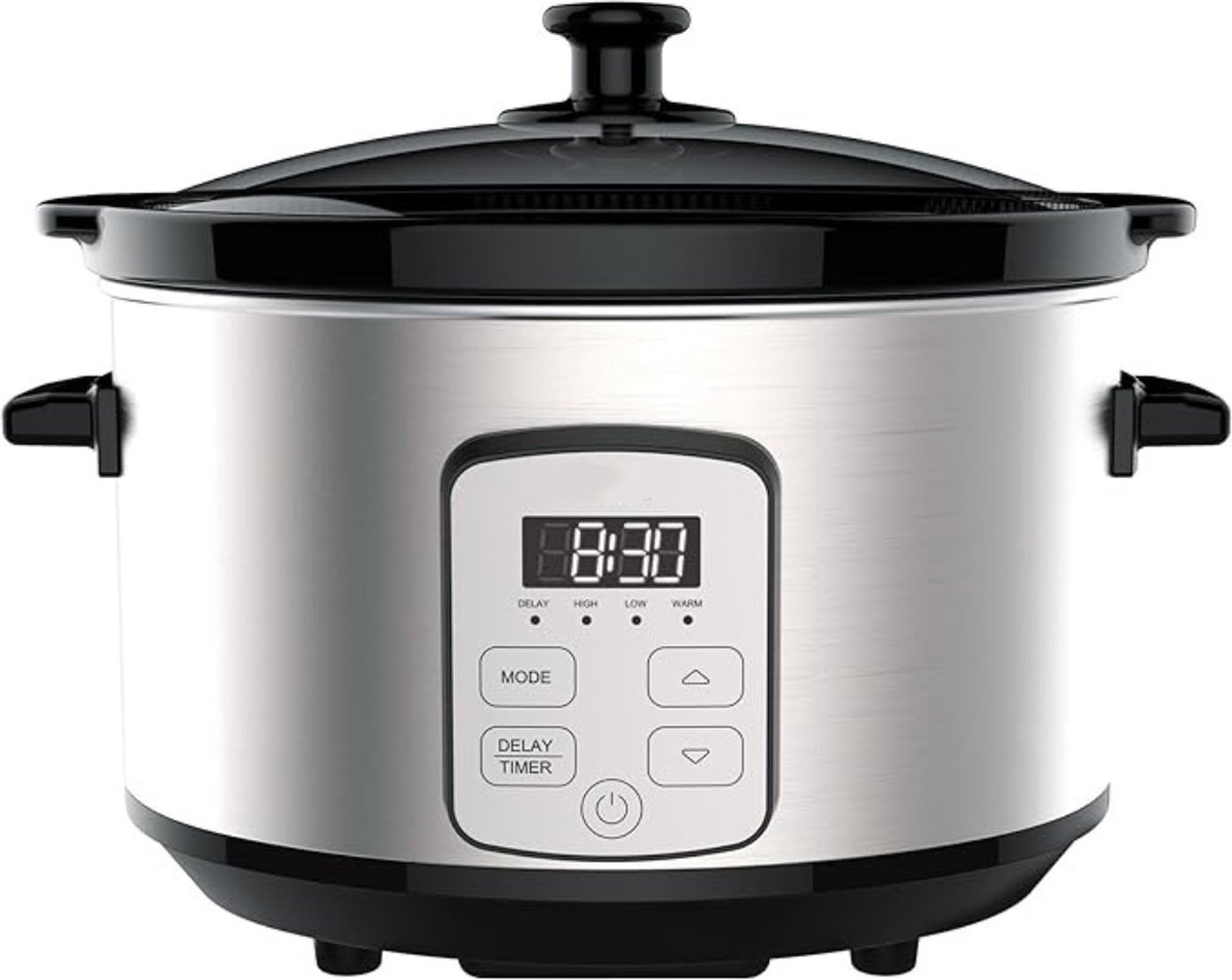 Slowcooker Met Timer - Slowcookers Inclusief Warmhoudfunctie - Slowcooker - €119,95