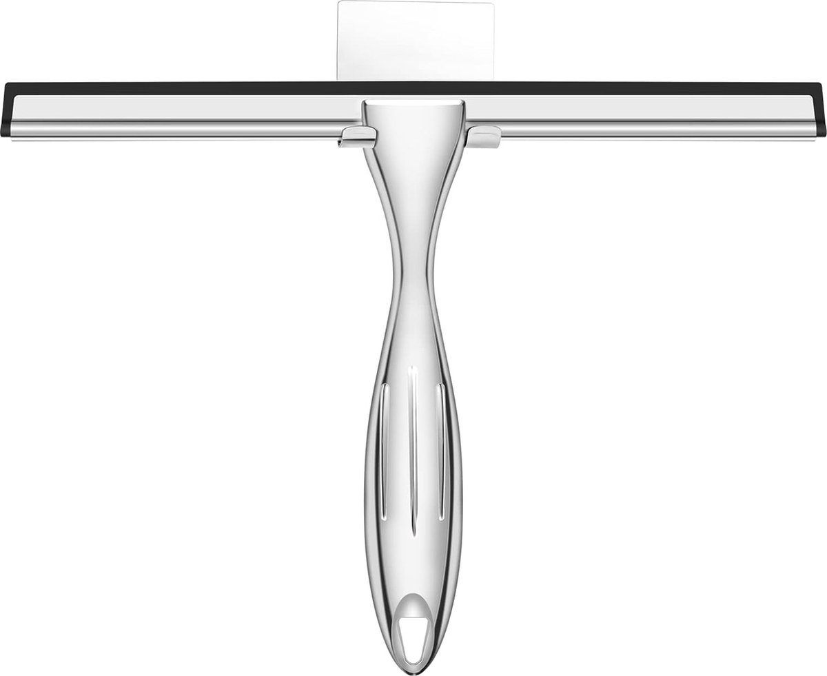 Goedkoopste Douchewisser voor glazen deuren, roestvrijstalen wisser voor douche, glazen deur, raamwisser voor raamreiniger, gereedschapswisser voor badkamer, spiegel, tegels en autoruitenreiniging