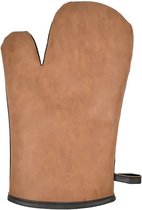Barbecue handschoenen - BBQ handschoenen - Barbecue accessoires - Brandveilig - PU - Bruin