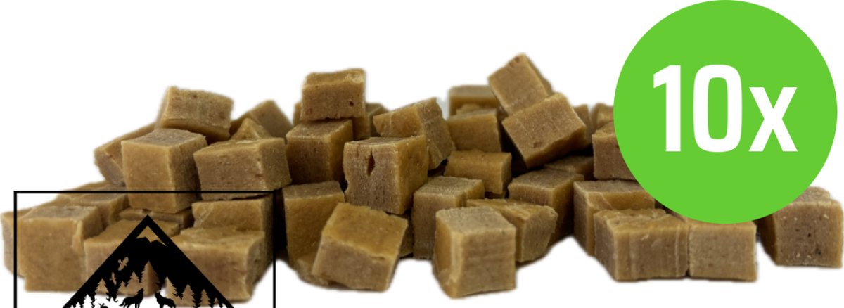 Puur Fit Cubes Konijn 100 gr - Hondensnack - 10 verpakkingen