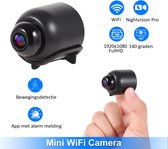 SFproducts Mini Camera Verborgen - Spionage Camera - Hondencamera - Werkt met WiFi en App