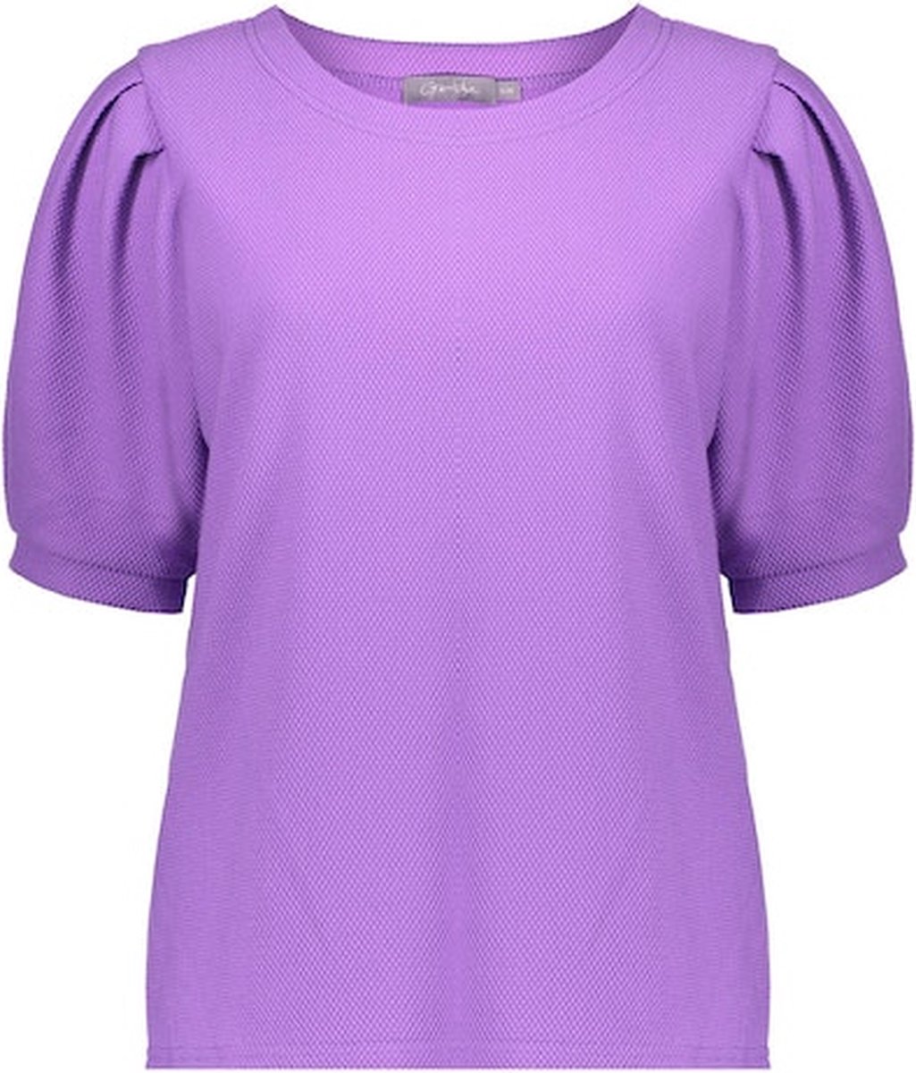 Geisha Trui Comfy Top Met Pofmouwen 42093 21 Purple Dames Maat - M