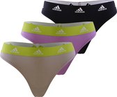 Adidas Sport THONG (3PK) Dames Onderbroek - Maat L