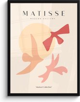 Cadre photo avec affiche - Cadre affiche 60x80 cm - Posters - Matisse - Art - Moderne - Pastel - Décoration photo en cadre - Décoration murale salon - Décoration murale chambre