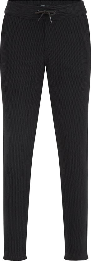 WE Fashion Jongens slim fit pantalon met structuur