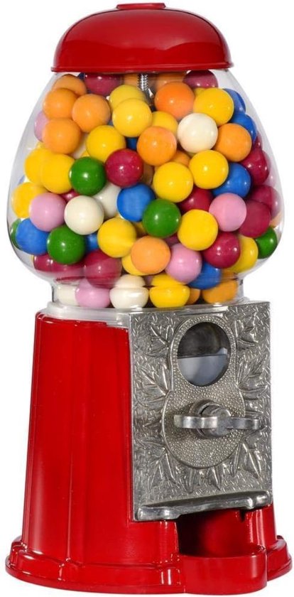 Machine à gommes - Chewing-gum - Gumballs - Machine à gommes - 23 cm - Perfect comme cadeau !