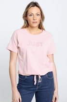 Cassis Katoenen T-shirt "Just Be Yourself"