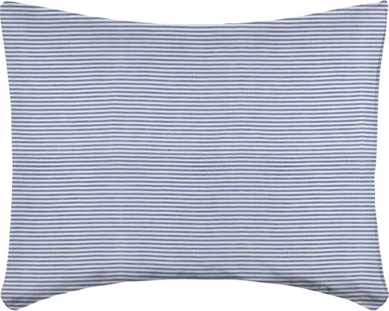 Linolux Kussensloop Vintage Stripe White/Blue 60x70