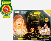 K-Veda - henna - Organische Mumtaz - Henna Pasta Cones - Set van 12 Zwarte Cones - Natuurlijke Henna - Tattoo - Langdurig Resultaat - Geen Schadelijke Chemicaliën - 12 stuks
