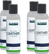All-In House Natural Leather Cleaner 2 x 75ml + Leather Care & Protect 2 x 75ml