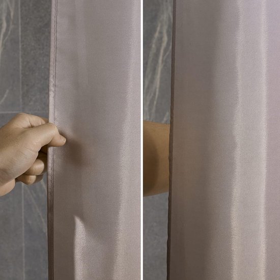Douchegordijn 180x180 Textiel Voor Bad En Douche In De Badkamer Douchegordijnen Van Stof Schimmelwerend Wasbaar En Waterdicht Donkerblauw Met 12 Douchegordijnringen