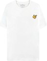 Pokémon - Pixel Pikachu Heren T-shirt - S - Wit