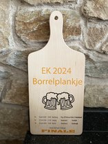 Serveerplank - Voetbal - EK 2024 - 35 cm - Hout
