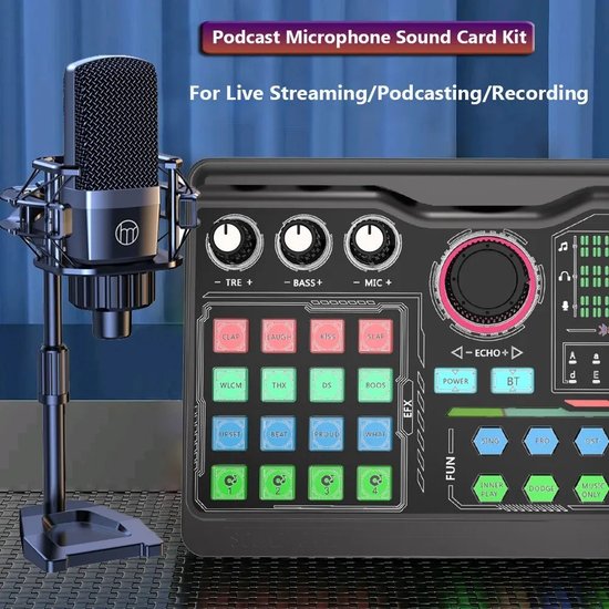 Zealsound Microfoon - Usb Microfoon - voor PC - Smartphone - Laptop - Computer - Vlog - opnemen - Live Streaming - ZealSound